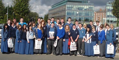 Students from Desmond College attending the Higher Options Conference 2012