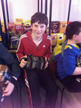 Musician at the First Year Ceili 2013