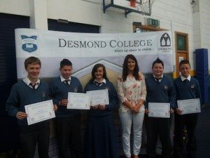 Desmond College Award Ceremony 2012 - 2013