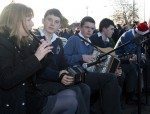 trad musicians playing Siege of Ennis at Desmond College to Launch TY SADS campaign