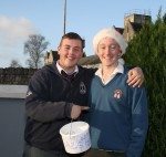 Students ready to go out collecting in December 2013, in aid of the SADS campaign run by the Transition Year Students