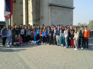 Students from Desmond College in Paris 2014