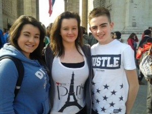 Students from Desmond College in Paris 2014
