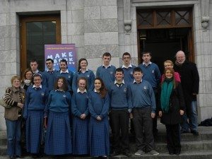 Desmond College 2013-2014 JSCP at the Make a Book Competition in Cork