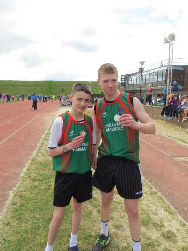 Limerick and Clare ETB Sports Day Long Jump Medal Winners