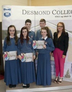 Desmond College Student Awards 2014 for First and Second Years