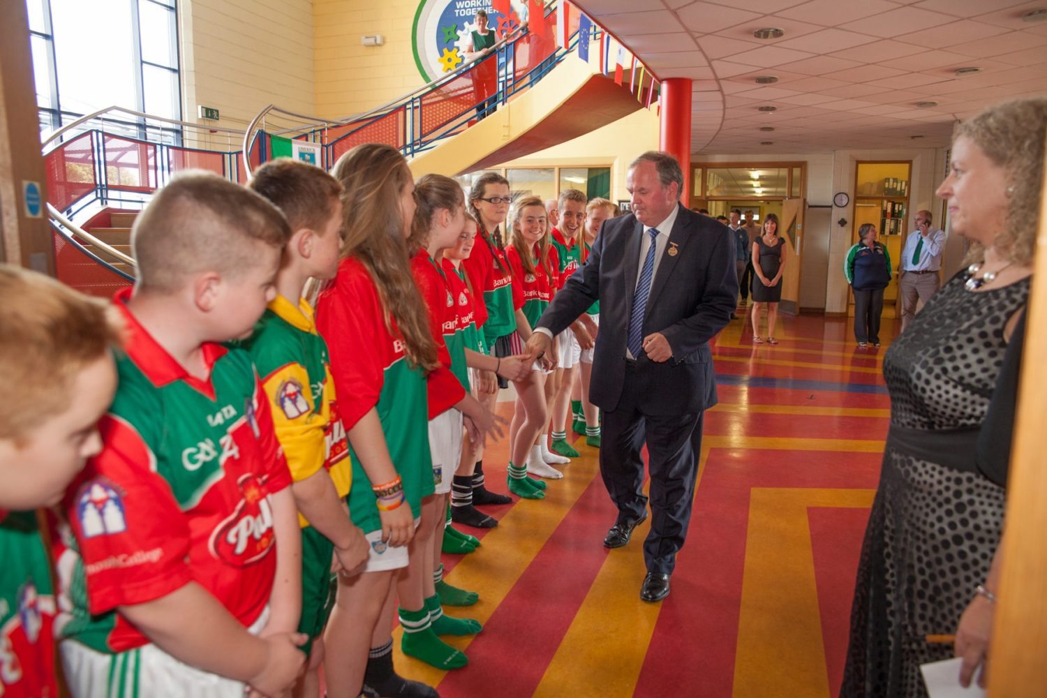 GAA President visit to Desmond College School