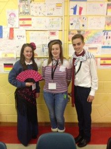 Desmond College Students Participating in some Language Fun at their Open Night on 9th October 2014