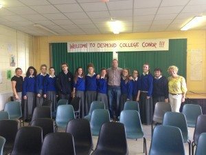 Oct 2014: Talk by Conor Cusack to Desmond College students