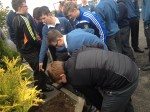 October 17th 2014 Planting of Crocuses for Holocaust Survivors