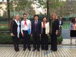 Irish Education Delegation in China including Vourneen Gavin Barry , Principal of Newcastle West Limerick Desmond College Post Primary School : Oct / Nov 2014