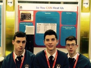 Desmond College Students Enjoying the BT Young Scientist : So you CAN heat us