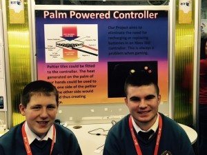 Desmond College Students Enjoying the BT Young Scientist : Palm Powered Controller