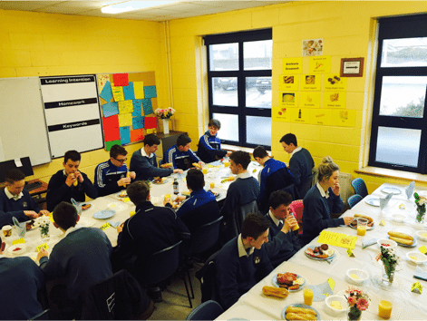 Third Year Students enjoy an Irish Breakfast Morning to celebrate the Irish Language