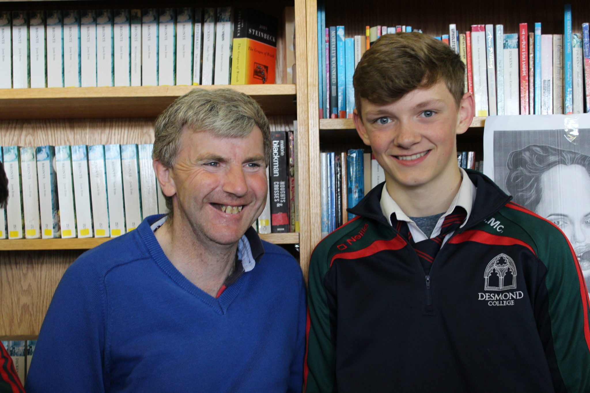 Desmond College Transition Year Students Enjoy a Party with the Brothers of Charity May 2015: Dermot Ahern and John McCoy