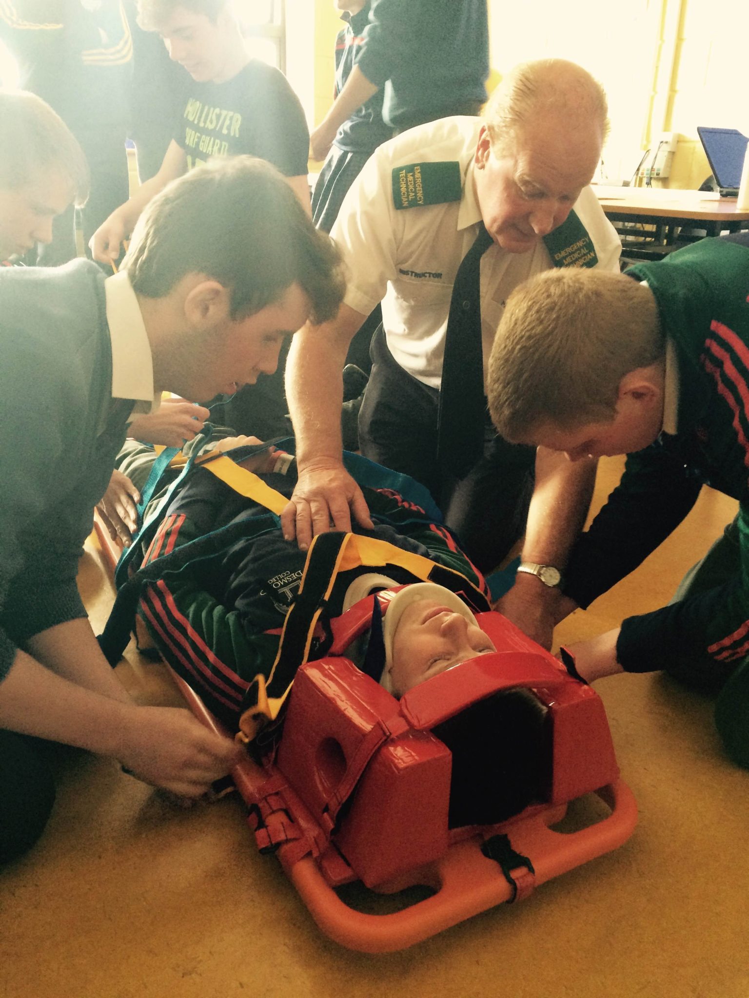 Transition Year Students in Desmond College Learn Some Essential First Aid Skills : May 2015