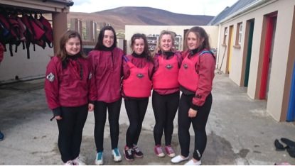 2015 October: Desmond College TY Students on their trip to Achill Island