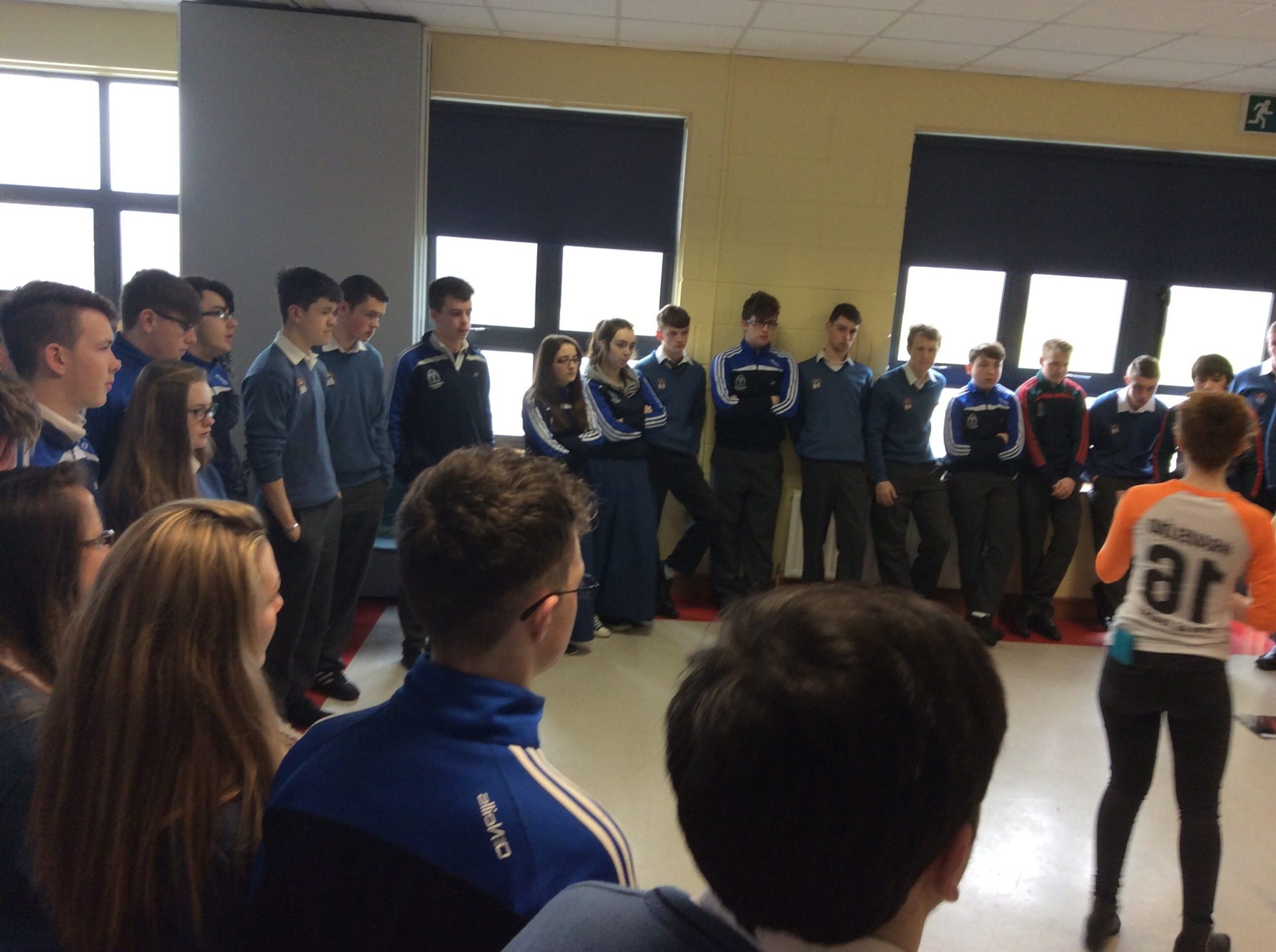 march 2016: students enjoying the irish language workshop