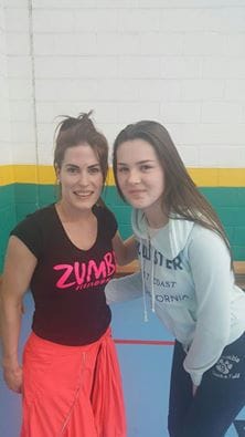22nd April 2016: Congratulations to Laoise Curtin, winner of a pass to Zumba Classes, as part of Desmond College Active Schools Week 2016