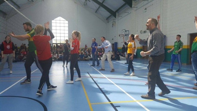 22nd April: #ActiveFriday : 2016 Active Schools Week: Teachers v Students Volleyball match