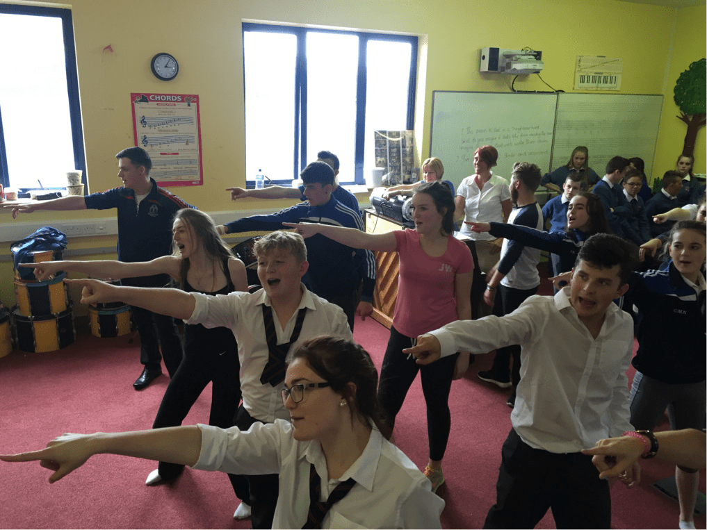 September 2016: Rehearsals in full swing for upcoming musical Hairspray at Desmond College