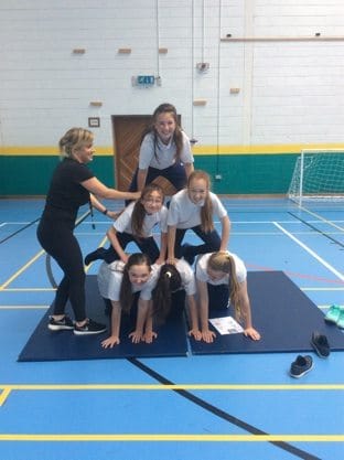 2016 Sept: Desmond College First Year Students introduced to Gymnastics in PE Class