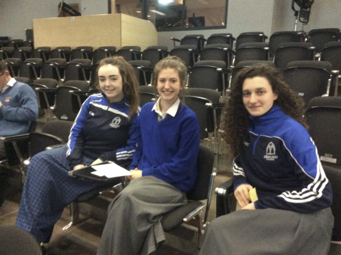 Nov 2016: Ciara Manning, Alanna Slater and Siún Ní Cheallaigh who participated in the ISTA Science Quiz as part of Science Week