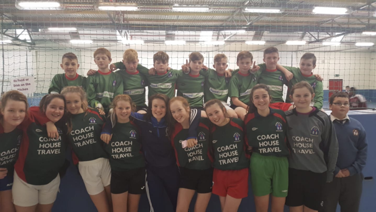 17th Nov 2016: Desmond College First Year Students who participated in University of Limerick Futsal Soccer Competition