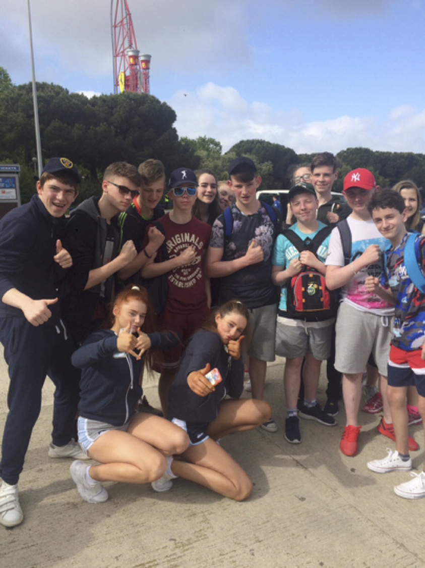 May 2017: Our Second Year students enjoying Porta Ventura in Salou