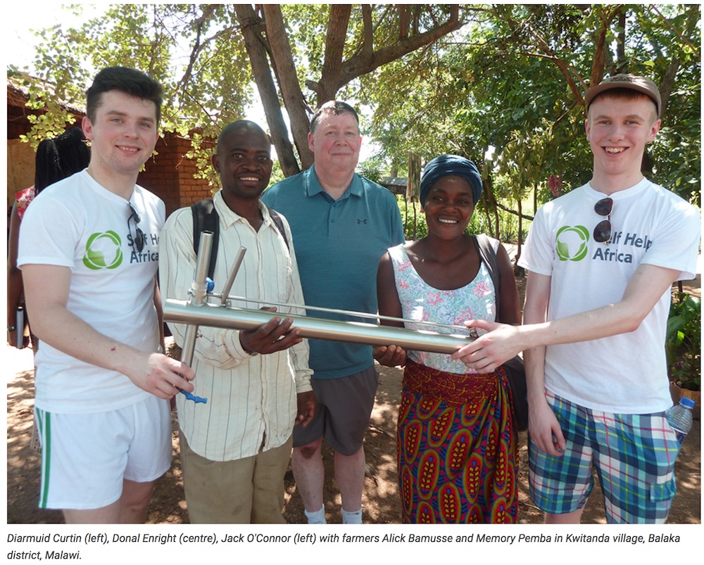 Feb 2018: Desmond College students return from study in Malawi (click to view full article in Limerick Post)