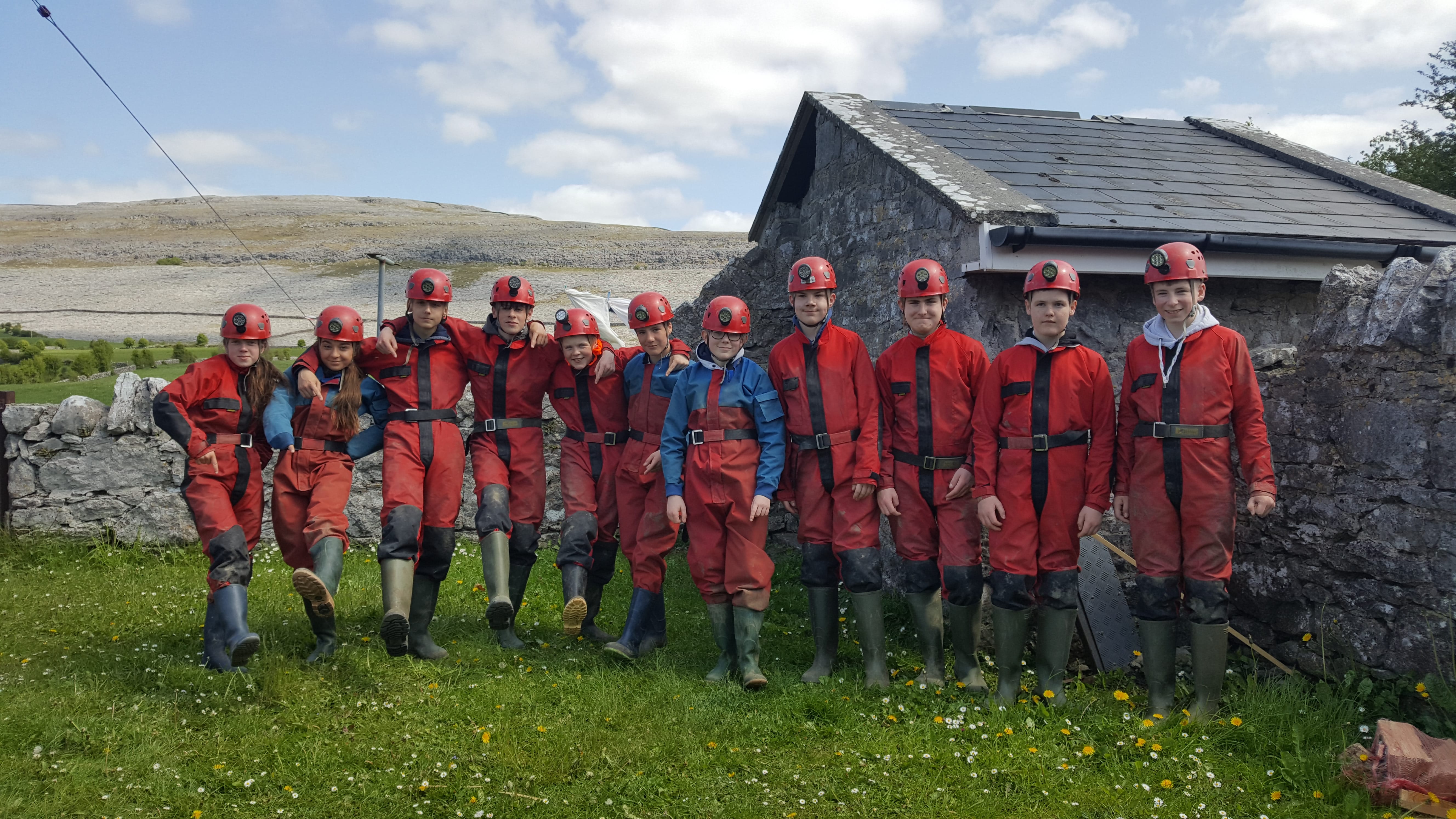 16th May 2018: Desmond College 1st Year Students on their Trip to the Burren