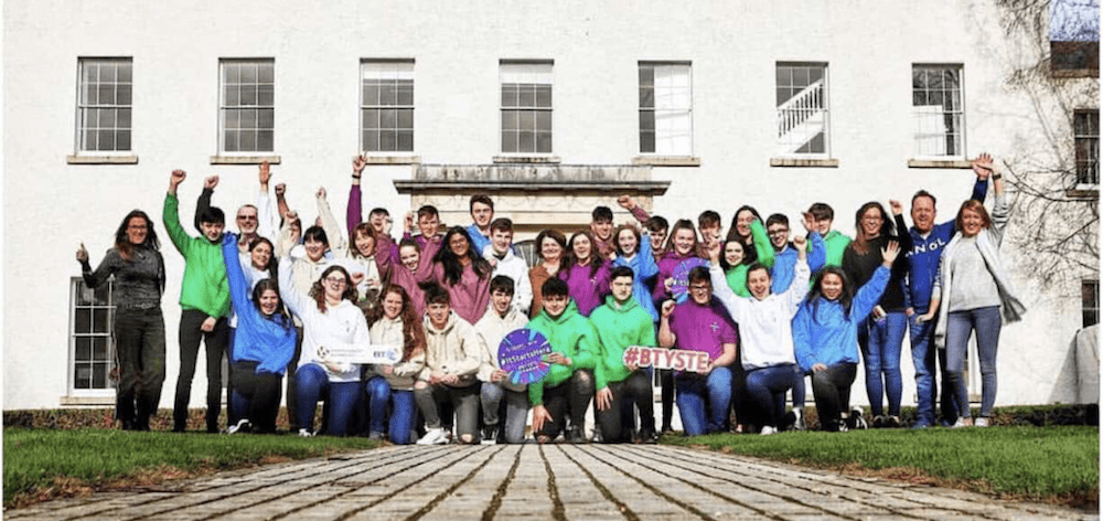 Desmond College students participating in BT Young Scientist Business Bootcamp