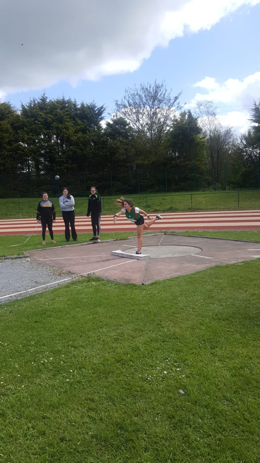 Ciara O'Connor taking part in the 110m hurdles at the North Munster Athletics Championships