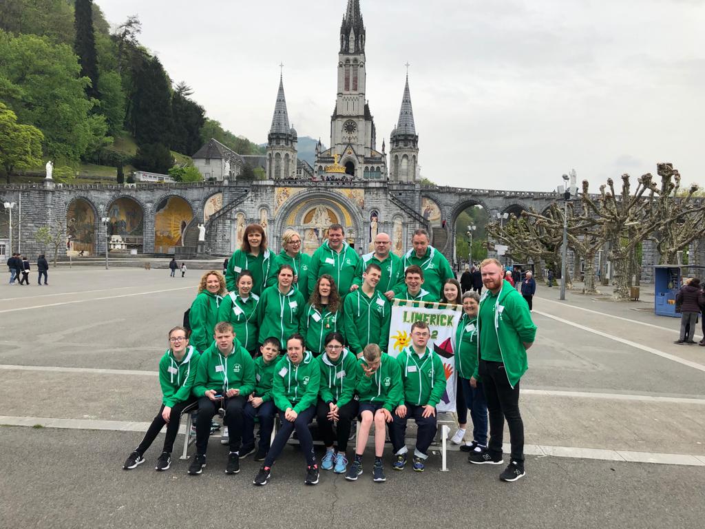 Darragh Leahy student in Desmond College on a recent Pilgrimage to Lourdes