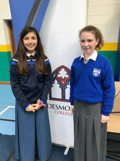 9th October 2019: Desmond College and Choláiste Students sharing their experiences