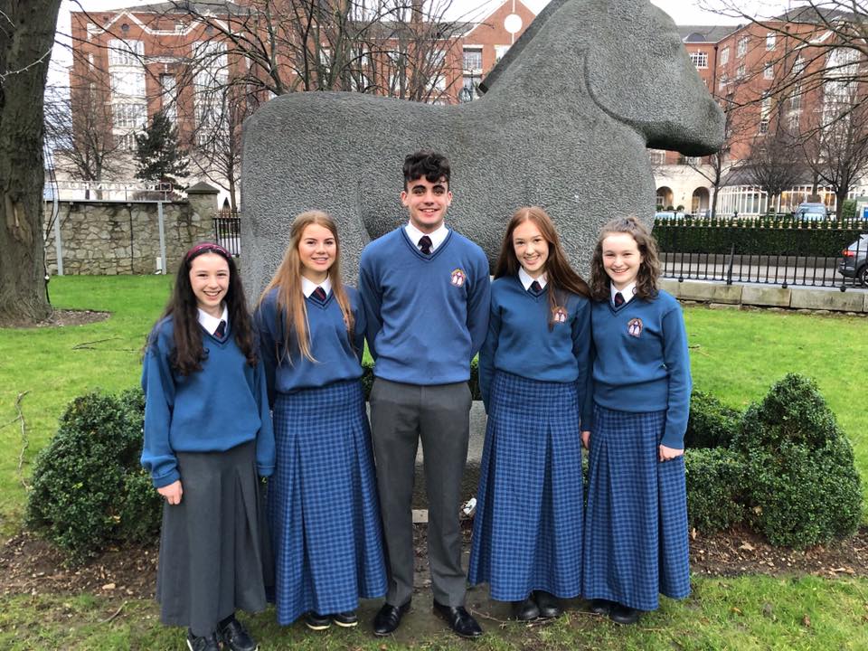 Desmond College Students at the BTYSE 2020 in Dublin